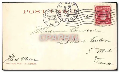 Monumento naval — Academia Naval de los Estados Unidos — Detroit Photographic Co. n° 653 — Reverso