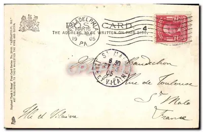 Annapolis, Md. Main Walk — Academia Naval — George W. Jones, Annapolis, Md. — Verso