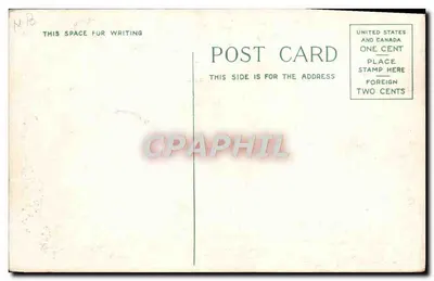 Auditório, Topeka, Kansas — edifício de tijolos com arcadas e bandeiras americanas — editor não identificado — Verso