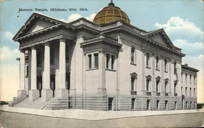 Templo Maçônico, Oklahoma City, Okla. — editor S. H. Kress & Co., n° 3229