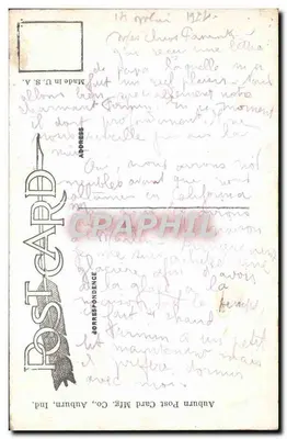 Merriwether No. 2 — kopalnia ropy naftowej w Luling, Texas — Auburn Post Card Mfg. Co., Auburn, Ind. — Rewers