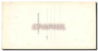 アンティーク絵葉書 グランドフォーマット センリス グローバルビュー 28 x 14 cm — 裏面