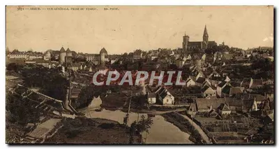 Sémur — Vue générale prise du Viabuc — ND. Phot. n° 5671