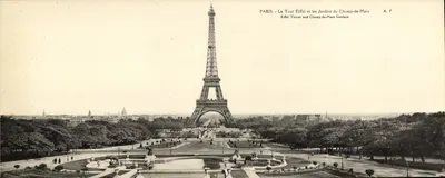 Paris - La Tour Eiffel et les Jardins du Champ-de-Mars — A.P.