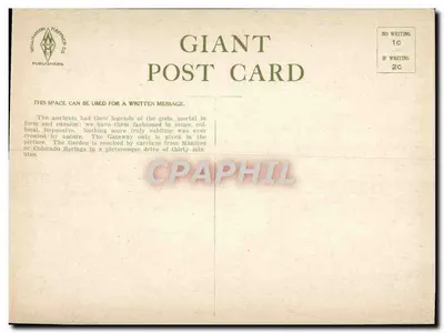 Portal para o Jardim dos Deuses — Colorado Springs — Williason & Napphys Co. — Verso