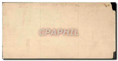 アンティーク絵葉書 グランフォーマット ボルドー ポート・ド・サン＝ジャン岸壁 馬車 28 * 14 cm — 裏面