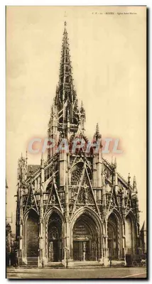 Rouen — Église Saint-Maclou — C.P. 41, éditeur C. F. Rouen