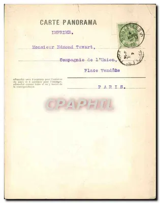 Monumento aos Condes de Egmont e de Horre — Bruxelas — Editor Frédérick, n° 4346 — Verso