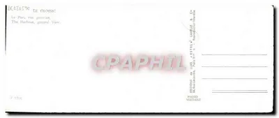 Cartolina d'epoca Grand Format Le Croisic Le Port Vue Generale 22 * 8.5cm — Verso