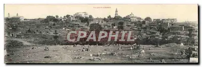 Bilhete postal antigo Grand Format Vista Geral De La Harrar 28 * 11 cm
