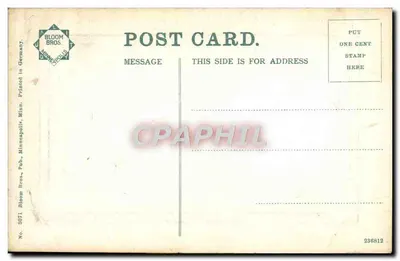 O rio James perto de Jamestown, N.D. — Bloom Bros, Minneapolis, Minn. — N° 8071 — Verso