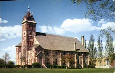 Mormon Tabernacle — Paris, Idaho — Kodachrome Originais