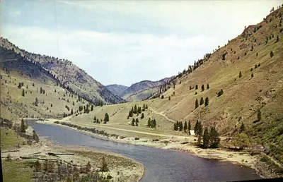 Mackay Bar, McCall, Idaho — canyon do rio Salmon — foto de Walt Ruby
