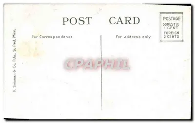 Hospital da Cidade, Saint Paul, Minn. — editor R. Steinman & Co., St. Paul, Minn. — n° de série 9929 — Verso