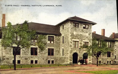 Curtis Hall — Haskell Institute, Lawrence, Kansas.