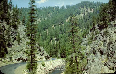 Devil's Elbow — Little Salmon River, Idaho — Pub. by The Ross-Heil Studio, Sandpoint, Idaho