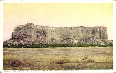 Mesa Encantada — The Enchanted Mesa — Near Laguna, New Mexico — H-1568