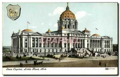 Capitólio do Estado de Arkansas — Little Rock, Ark. — editor não identificado, n° de série 97-20