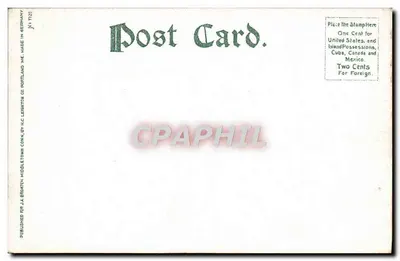 Portland, Me., Ufficio Postale — editore Portland Co. Leighton Co. Conn. — Verso