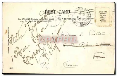 Cape Trinity na rzecze Saguenay — Illustrated Post Card Co., Montréal, nr 3317 — Rewers