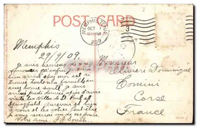 Memphis do rio Miss. — Memphis, Tenn. — vista do rio Mississippi — editor International Post Card Co. — Verso
