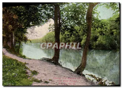 Ao Longo das Margens do Rio Vermelho — Fargo, N.D. — Northern Pacific Railway