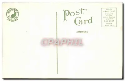 Ao Longo das Margens do Rio Vermelho — Fargo, N.D. — Northern Pacific Railway — Verso