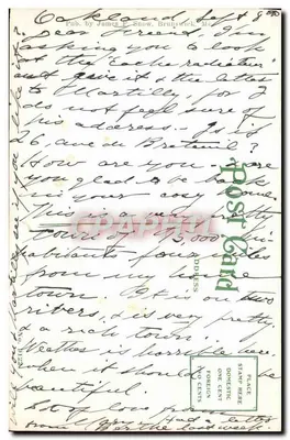 The Kennebec River at Waterville, Me. — view with metal bridge — publisher James E. Snow — Back