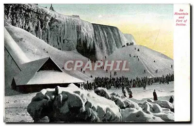 Montanha de Gelo e Forte de Inciline — Cataratas do Niágara, N.Y. — Publicado por J.H.K. & Co.
