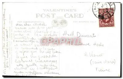 Monkey Island, Hayling Island — atrakcja z motorowymi łodkami — Valentine's Postcard, nr 822318 — Rewers