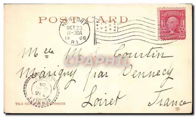 Bellevue Avenue — Newport, R.I. — Detroit Photographic Co. n° 7548 — Verso