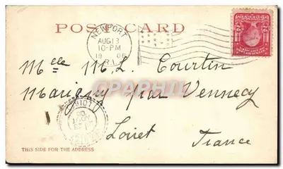 Bellevue Avenue — Newport, R.I. — Detroit Photographic Co. n°7548 — Verso