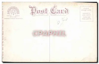 Novo Escritório Postal, Providence, R. I. — editor Americhrome, n° M. 643 — Verso