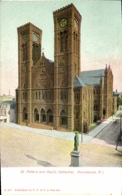 Catedral de São Pedro e São Paulo — Providence, R.I. — Publicado por T. F. & T. J. Hayden, S. 217
