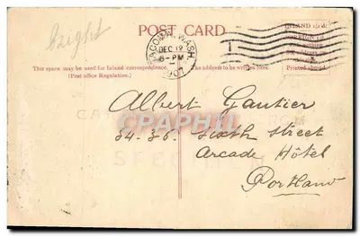 Pevensie Bay Hotel — Tacoma, Washington — editor desconhecido, n° de série 682 — Verso