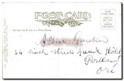 Rzeka Columbia — rybałówstwo na łososia — wydawca Gray News Co., Salt Lake City, Utah — Rewers