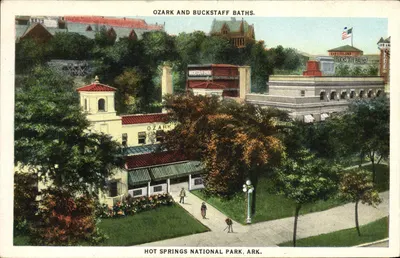 Ozark and Buckstaff Baths — Hot Springs National Park, Ark. — F. C. Hoving