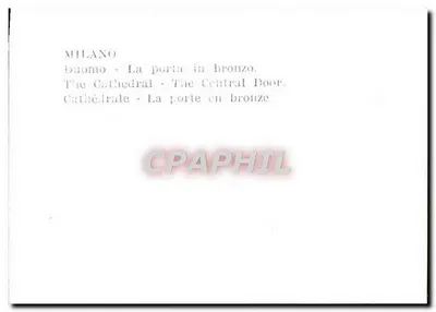 मिलान - कैथेड्रल - ब्रोंज द्वार — पीछे