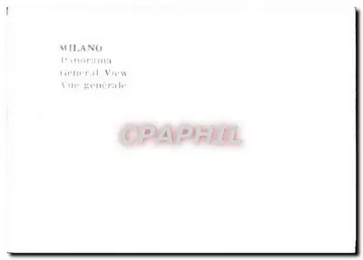Milano — Ogólny widok — Rewers