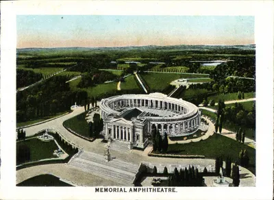 Amphitéatro Memorial — vista aérea — editor não visível