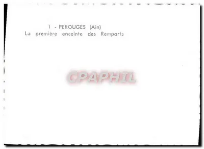 Perouges (Ain) — Pierwsza część murów obronnych — Rewers