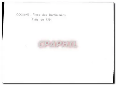Colmar — Plac Dominikanów — Studnia z 1584 roku — Rewers