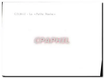 Colmar — La « Petite Venise » — Rewers