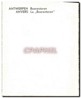 Antwerpen — O « Boerentoren » — Verso