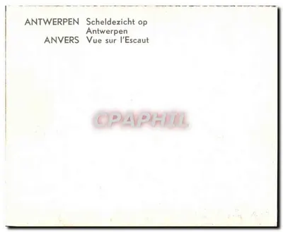 Antwerpen — widok na Rzecę Escaut — Rewers