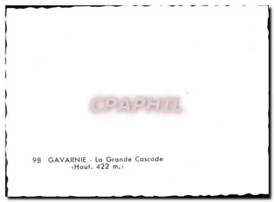 Gavarnie — A Grande Cascata — n° 98 — Verso