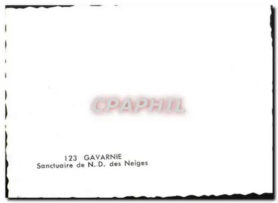 Santuário de Nossa Senhora das Neves — Gavarnie — 123 — Verso