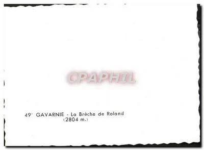 Gavarnie - A Brecha de Roland (2804 m.) — n°49 — Verso