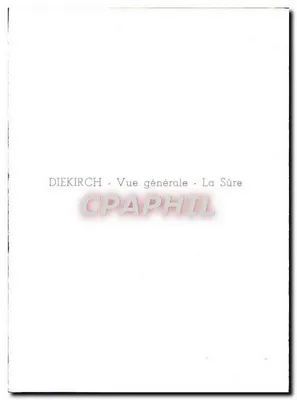 Diekirch — Widok ogólny — La Sûre — Rewers