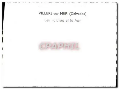 Villers-sur-Mer (Calvados) — Le Scogliere e il Mare — Verso